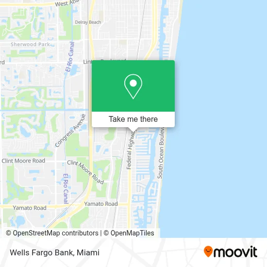 Wells Fargo Bank map