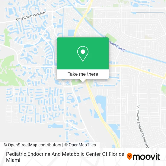 Pediatric Endocrine And Metabolic Center Of Florida map