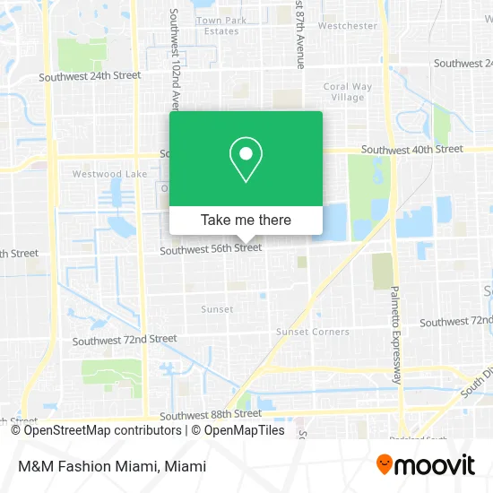 M&M Fashion Miami map
