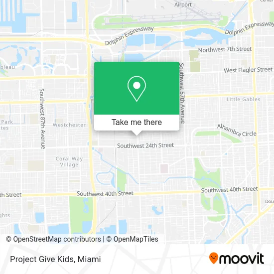 Project Give Kids map