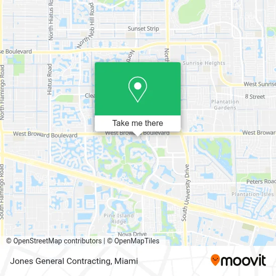 Jones General Contracting map