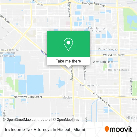 Irs Income Tax Attorneys In Hialeah map