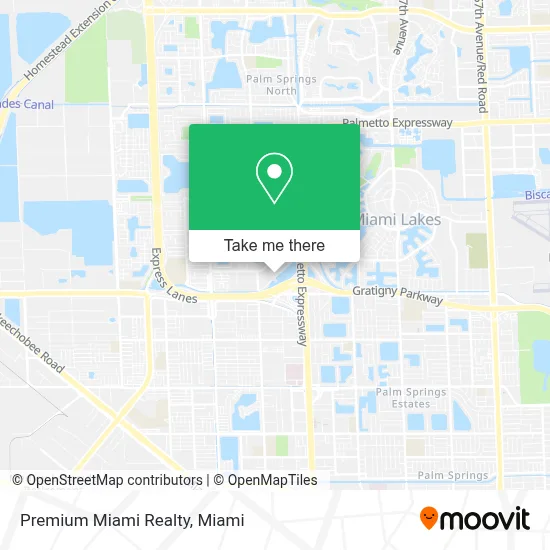 Premium Miami Realty map