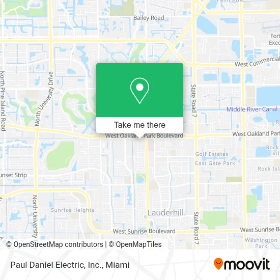 Paul Daniel Electric, Inc. map