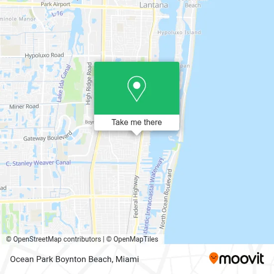 Ocean Park Boynton Beach map