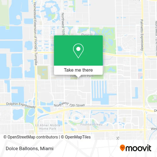 Dolce Balloons map
