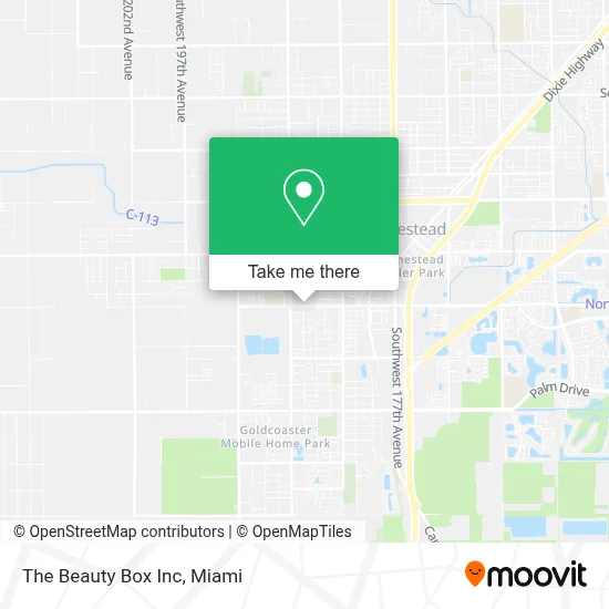 The Beauty Box Inc map