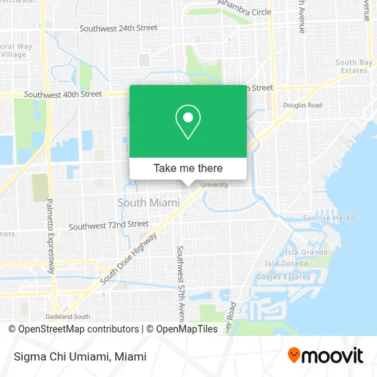Sigma Chi Umiami map