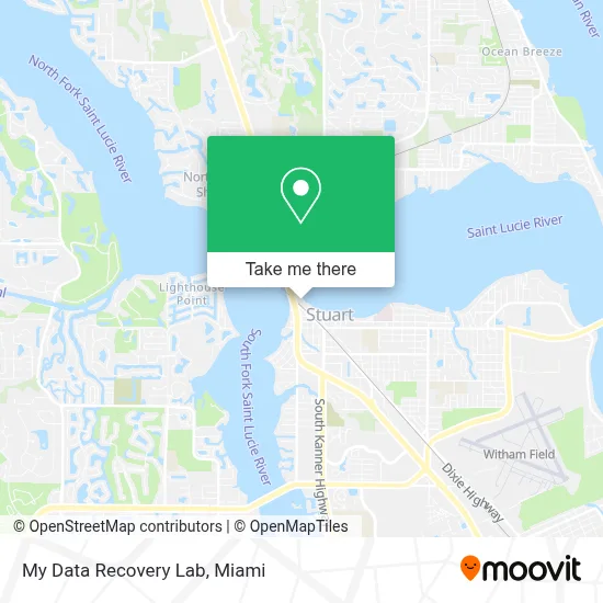 My Data Recovery Lab map