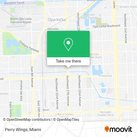 Perry Wings map