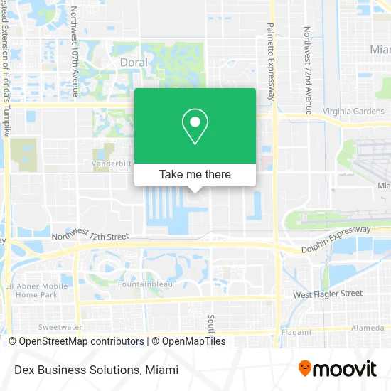 Dex Business Solutions map
