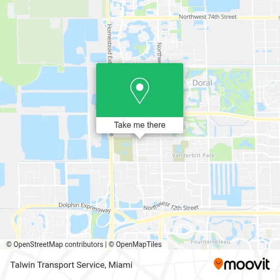 Talwin Transport Service map
