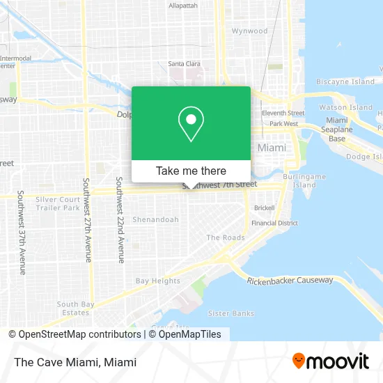 The Cave Miami map