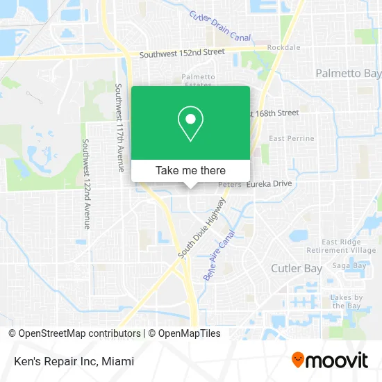 Ken's Repair Inc map