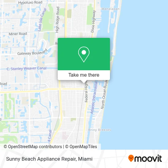 Sunny Beach Appliance Repair map