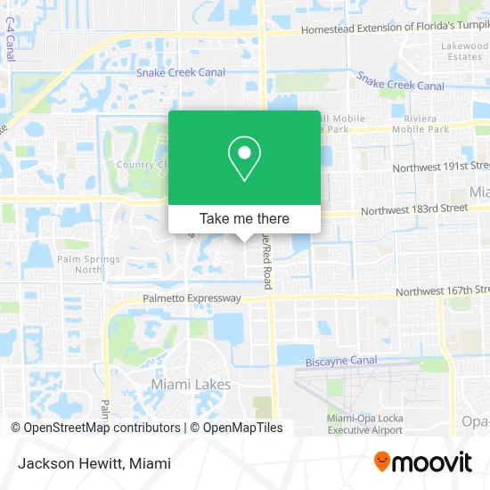 Jackson Hewitt map