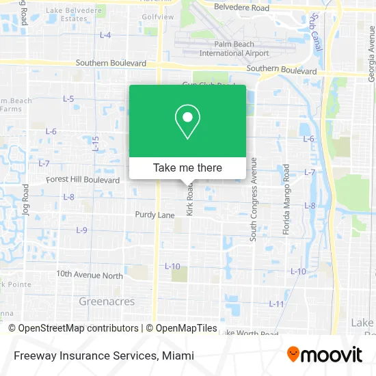 Freeway Insurance Services map