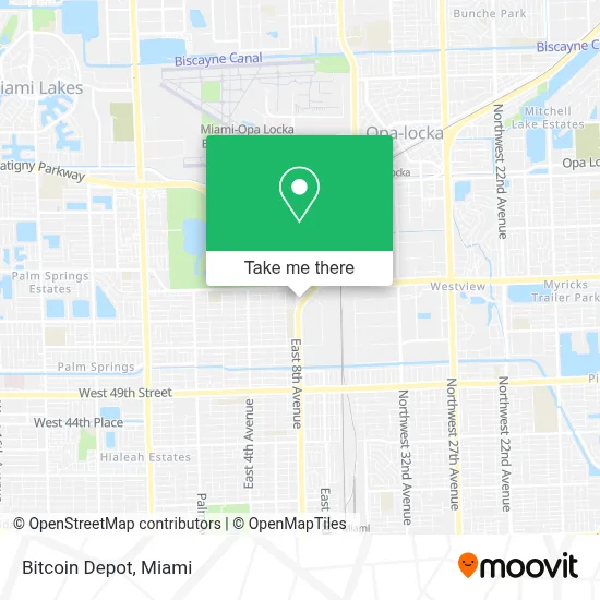 Bitcoin Depot map