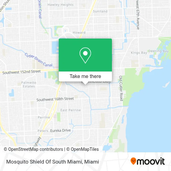 Mosquito Shield Of South Miami map