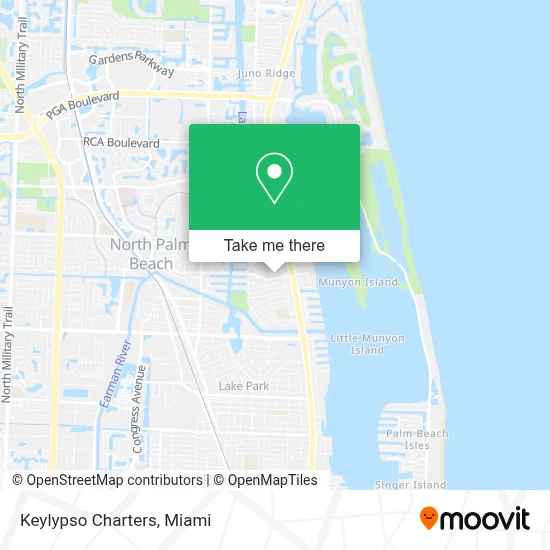 Keylypso Charters map