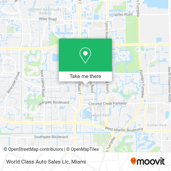 World Class Auto Sales Llc map