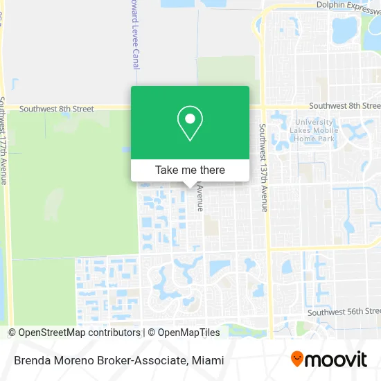 Brenda Moreno Broker-Associate map