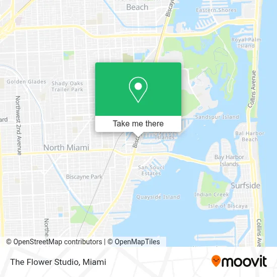 The Flower Studio map