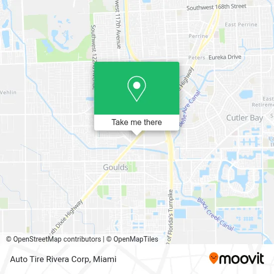 Auto Tire Rivera Corp map