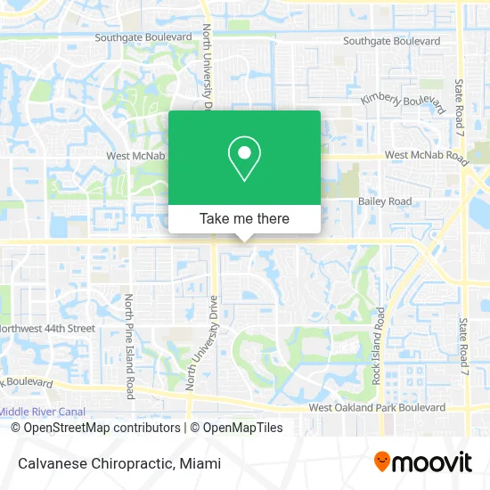 Calvanese Chiropractic map