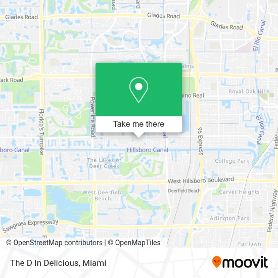 The D In Delicious map