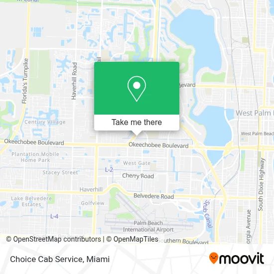 Choice Cab Service map