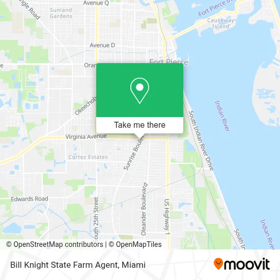 Bill Knight State Farm Agent map