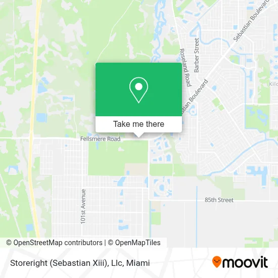 Storeright (Sebastian Xiii), Llc map
