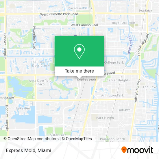 Express Mold map