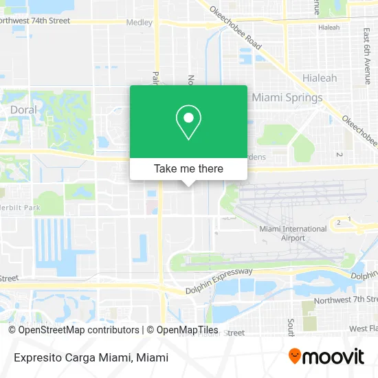 Expresito Carga Miami map