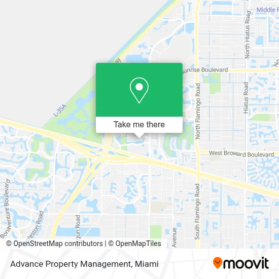 Advance Property Management map