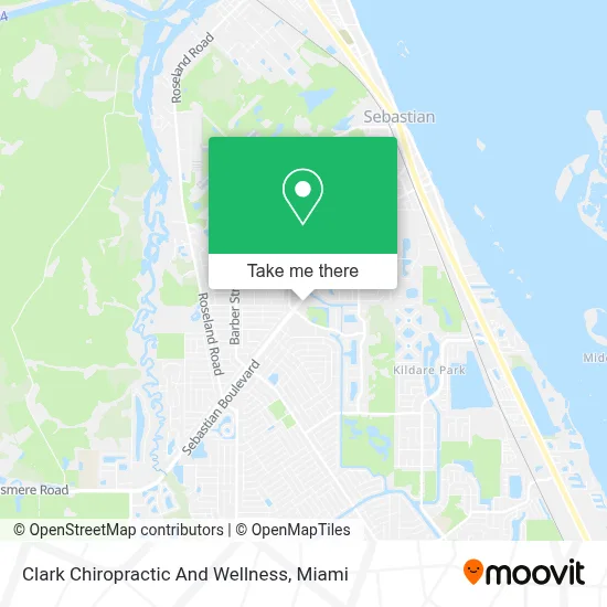 Clark Chiropractic And Wellness map
