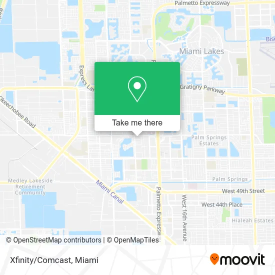 Xfinity/Comcast map