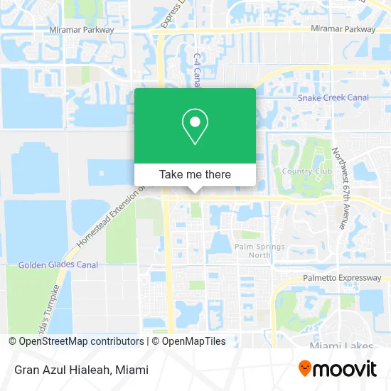 Gran Azul Hialeah map
