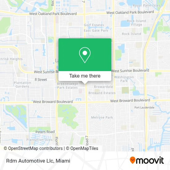 Rdm Automotive Llc map