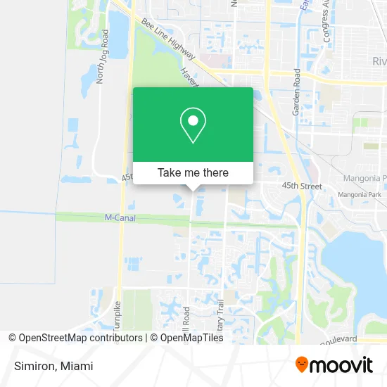 Simiron map