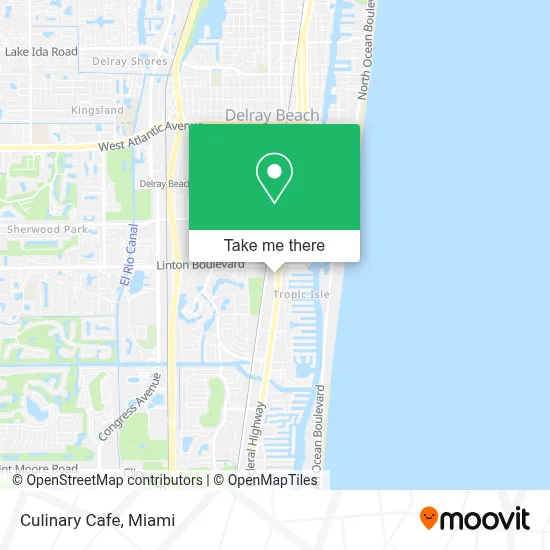 Culinary Cafe map