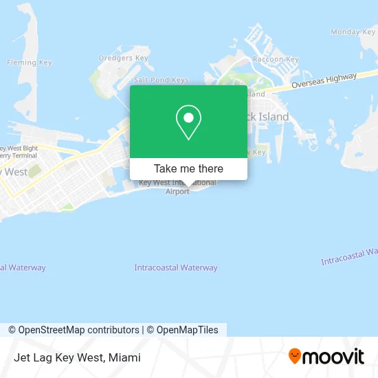 Jet Lag Key West map