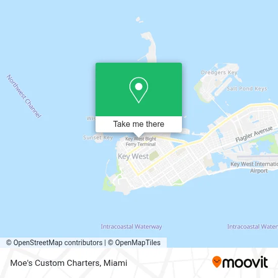 Moe's Custom Charters map