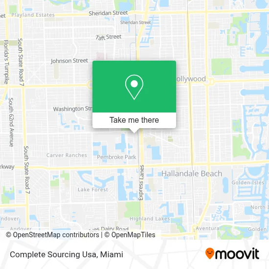 Complete Sourcing Usa map
