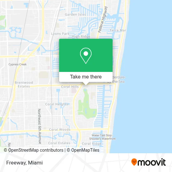 Freeway map
