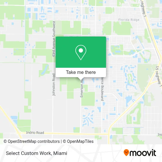 Select Custom Work map