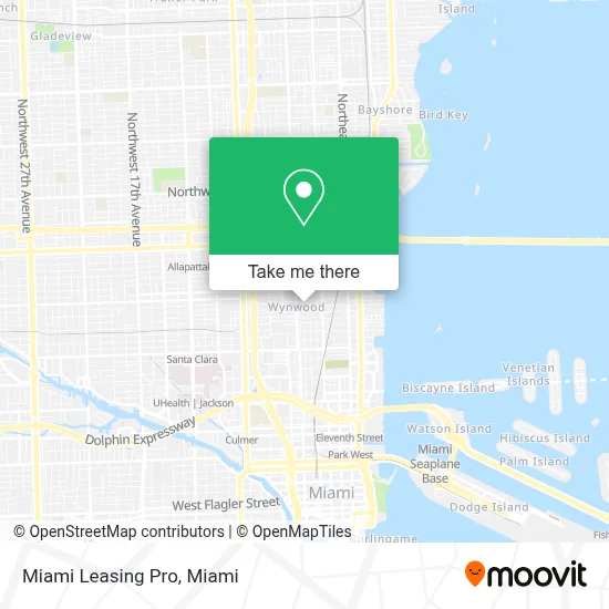 Miami Leasing Pro map