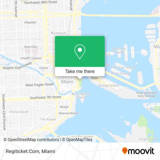 Regiticket.Com map