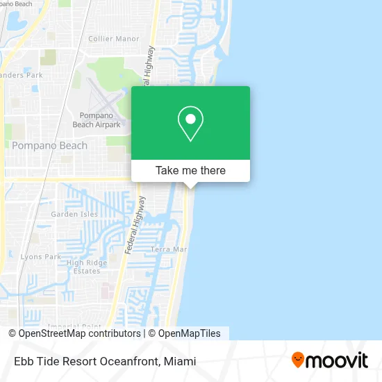 Ebb Tide Resort Oceanfront map
